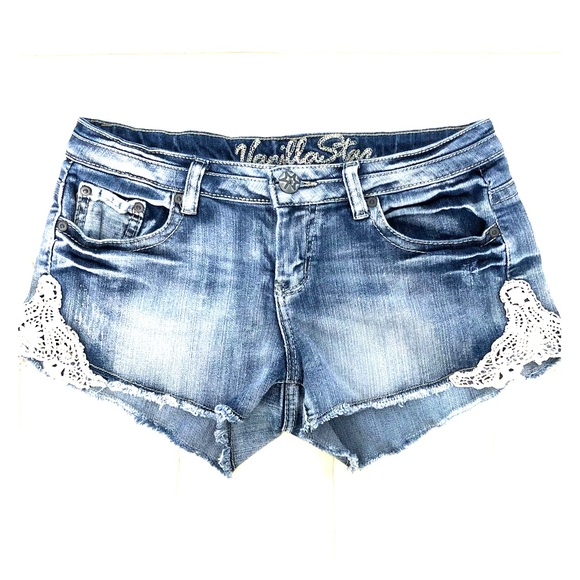 vanilla star jean shorts